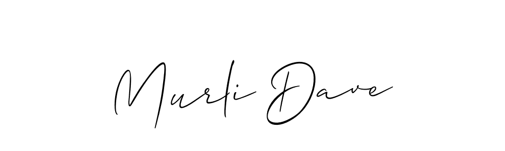 Similarly Allison_Script is the best handwritten signature design. Signature creator online .You can use it as an online autograph creator for name Murli Dave. Murli Dave signature style 2 images and pictures png