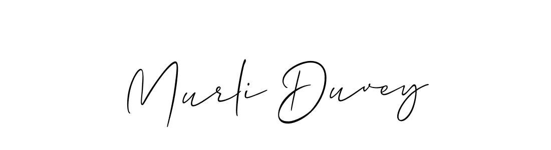 Also we have Murli Duvey name is the best signature style. Create professional handwritten signature collection using Allison_Script autograph style. Murli Duvey signature style 2 images and pictures png