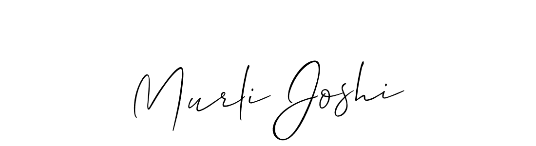 if you are searching for the best signature style for your name Murli Joshi. so please give up your signature search. here we have designed multiple signature styles  using Allison_Script. Murli Joshi signature style 2 images and pictures png