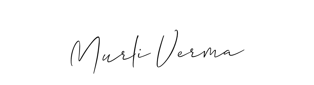 if you are searching for the best signature style for your name Murli Verma. so please give up your signature search. here we have designed multiple signature styles  using Allison_Script. Murli Verma signature style 2 images and pictures png