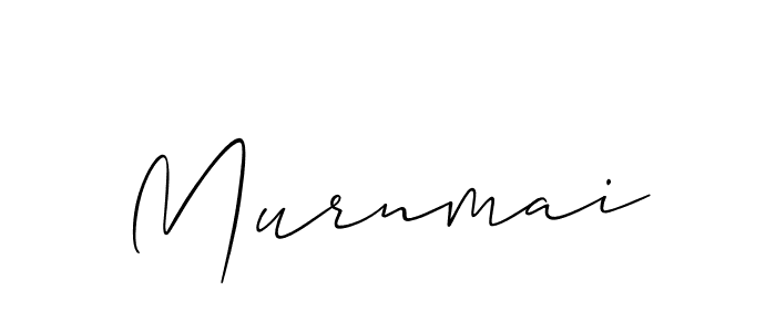 It looks lik you need a new signature style for name Murnmai. Design unique handwritten (Allison_Script) signature with our free signature maker in just a few clicks. Murnmai signature style 2 images and pictures png