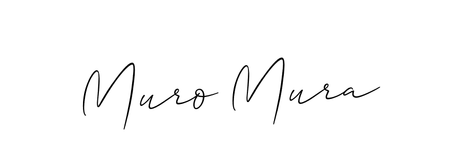 Design your own signature with our free online signature maker. With this signature software, you can create a handwritten (Allison_Script) signature for name Muro Mura. Muro Mura signature style 2 images and pictures png