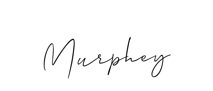 How to make Murphey signature? Allison_Script is a professional autograph style. Create handwritten signature for Murphey name. Murphey signature style 2 images and pictures png