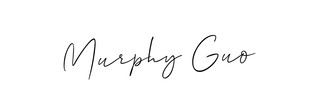 Use a signature maker to create a handwritten signature online. With this signature software, you can design (Allison_Script) your own signature for name Murphy Guo. Murphy Guo signature style 2 images and pictures png