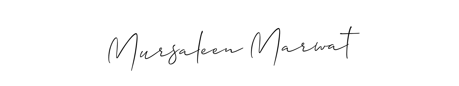 You should practise on your own different ways (Allison_Script) to write your name (Mursaleen Marwat) in signature. don't let someone else do it for you. Mursaleen Marwat signature style 2 images and pictures png