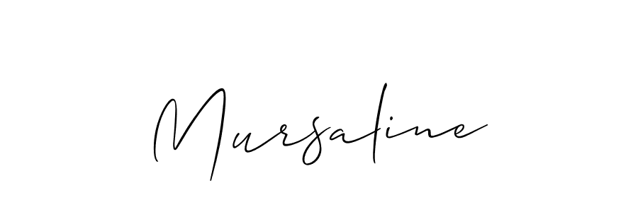 Similarly Allison_Script is the best handwritten signature design. Signature creator online .You can use it as an online autograph creator for name Mursaline. Mursaline signature style 2 images and pictures png