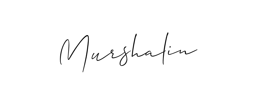 How to make Murshalin name signature. Use Allison_Script style for creating short signs online. This is the latest handwritten sign. Murshalin signature style 2 images and pictures png