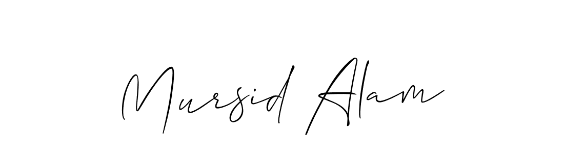 Make a beautiful signature design for name Mursid Alam. Use this online signature maker to create a handwritten signature for free. Mursid Alam signature style 2 images and pictures png