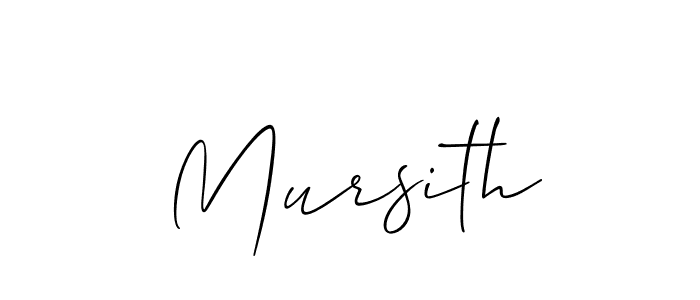 Check out images of Autograph of Mursith name. Actor Mursith Signature Style. Allison_Script is a professional sign style online. Mursith signature style 2 images and pictures png