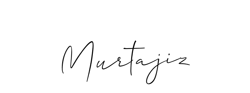 if you are searching for the best signature style for your name Murtajiz. so please give up your signature search. here we have designed multiple signature styles  using Allison_Script. Murtajiz signature style 2 images and pictures png