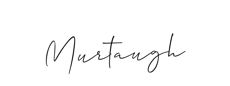 How to make Murtaugh signature? Allison_Script is a professional autograph style. Create handwritten signature for Murtaugh name. Murtaugh signature style 2 images and pictures png