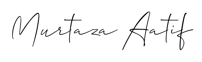 Create an unforgettable impression when signing with Murtaza Aatif name styled in Allison_Script typography. 100% free online generator. Murtaza Aatif signature style 2 images and pictures png