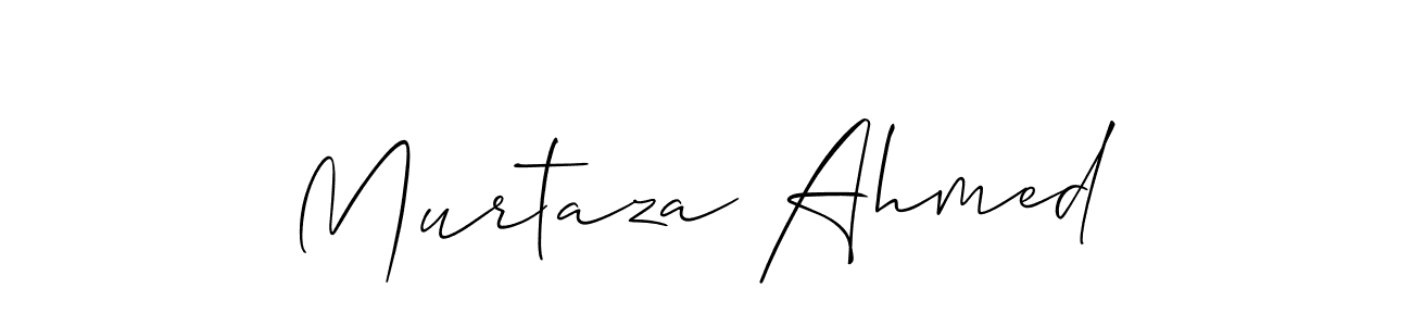 if you are searching for the best signature style for your name Murtaza Ahmed. so please give up your signature search. here we have designed multiple signature styles  using Allison_Script. Murtaza Ahmed signature style 2 images and pictures png