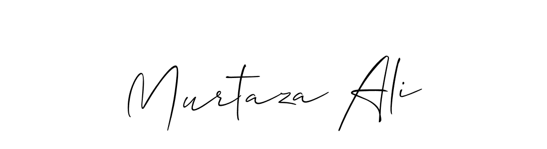 Use a signature maker to create a handwritten signature online. With this signature software, you can design (Allison_Script) your own signature for name Murtaza Ali. Murtaza Ali signature style 2 images and pictures png