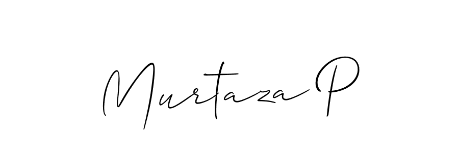 Similarly Allison_Script is the best handwritten signature design. Signature creator online .You can use it as an online autograph creator for name Murtaza P. Murtaza P signature style 2 images and pictures png
