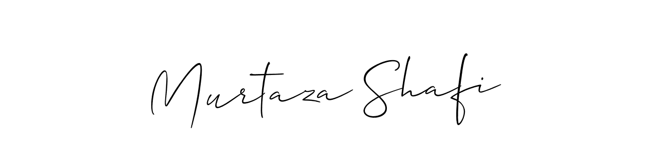 Use a signature maker to create a handwritten signature online. With this signature software, you can design (Allison_Script) your own signature for name Murtaza Shafi. Murtaza Shafi signature style 2 images and pictures png