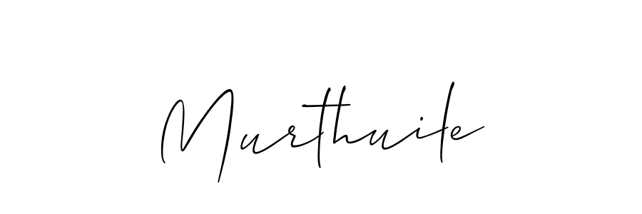 Create a beautiful signature design for name Murthuile. With this signature (Allison_Script) fonts, you can make a handwritten signature for free. Murthuile signature style 2 images and pictures png