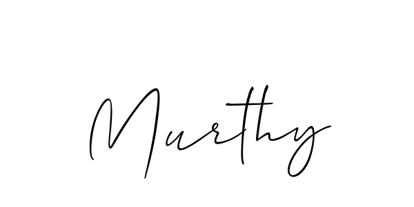 Make a beautiful signature design for name Murthy. With this signature (Allison_Script) style, you can create a handwritten signature for free. Murthy signature style 2 images and pictures png