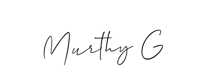 if you are searching for the best signature style for your name Murthy G. so please give up your signature search. here we have designed multiple signature styles  using Allison_Script. Murthy G signature style 2 images and pictures png