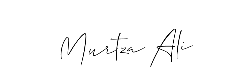 How to Draw Murtza Ali signature style? Allison_Script is a latest design signature styles for name Murtza Ali. Murtza Ali signature style 2 images and pictures png