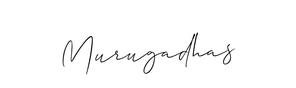 Also we have Murugadhas name is the best signature style. Create professional handwritten signature collection using Allison_Script autograph style. Murugadhas signature style 2 images and pictures png
