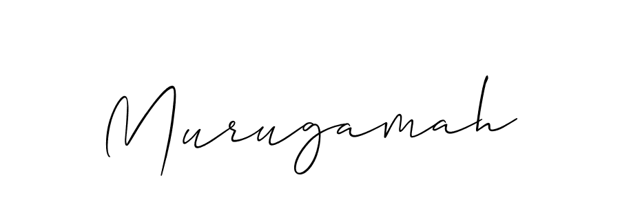 Use a signature maker to create a handwritten signature online. With this signature software, you can design (Allison_Script) your own signature for name Murugamah. Murugamah signature style 2 images and pictures png