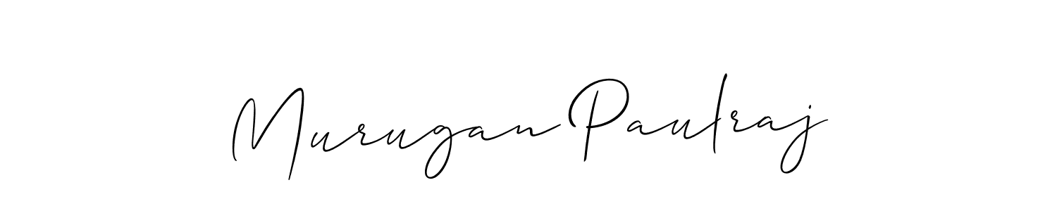 Murugan Paulraj stylish signature style. Best Handwritten Sign (Allison_Script) for my name. Handwritten Signature Collection Ideas for my name Murugan Paulraj. Murugan Paulraj signature style 2 images and pictures png