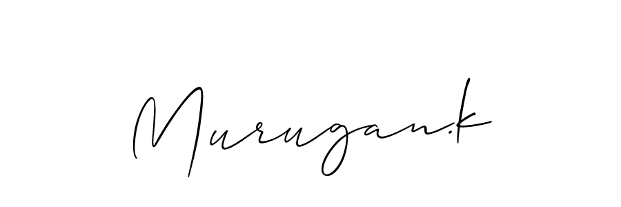 Make a short Murugan.k signature style. Manage your documents anywhere anytime using Allison_Script. Create and add eSignatures, submit forms, share and send files easily. Murugan.k signature style 2 images and pictures png