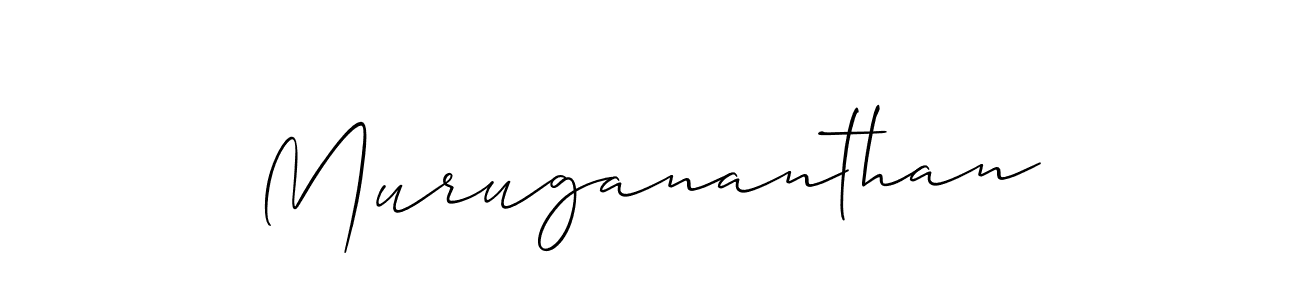 Also we have Murugananthan name is the best signature style. Create professional handwritten signature collection using Allison_Script autograph style. Murugananthan signature style 2 images and pictures png