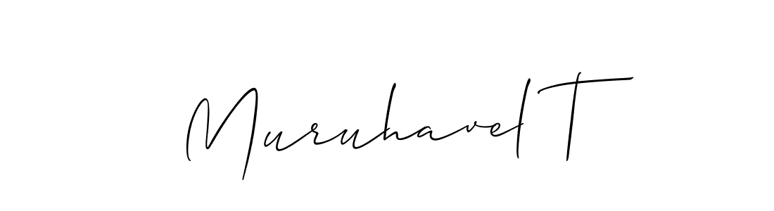 This is the best signature style for the Muruhavel T name. Also you like these signature font (Allison_Script). Mix name signature. Muruhavel T signature style 2 images and pictures png