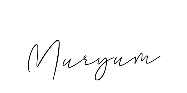 Muryum stylish signature style. Best Handwritten Sign (Allison_Script) for my name. Handwritten Signature Collection Ideas for my name Muryum. Muryum signature style 2 images and pictures png