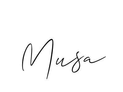 Allison_Script is a professional signature style that is perfect for those who want to add a touch of class to their signature. It is also a great choice for those who want to make their signature more unique. Get Musa name to fancy signature for free. Musa signature style 2 images and pictures png