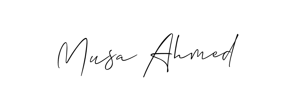 Once you've used our free online signature maker to create your best signature Allison_Script style, it's time to enjoy all of the benefits that Musa Ahmed name signing documents. Musa Ahmed signature style 2 images and pictures png