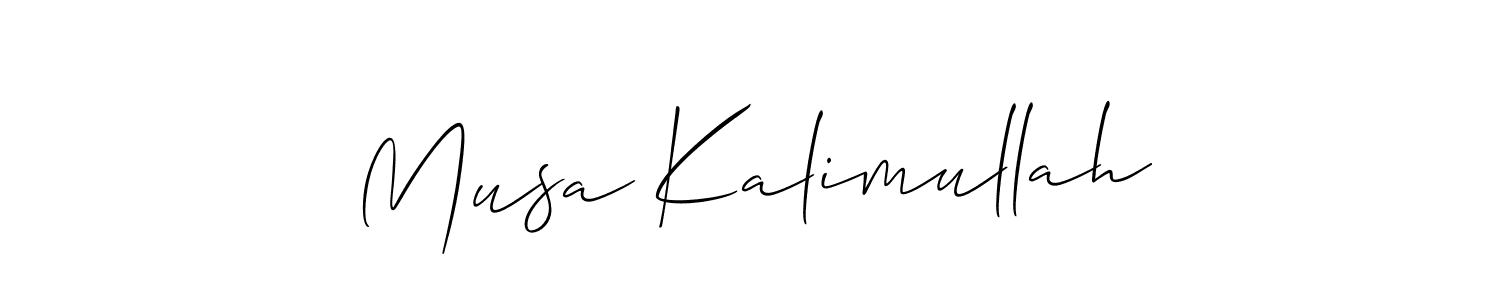 You can use this online signature creator to create a handwritten signature for the name Musa Kalimullah. This is the best online autograph maker. Musa Kalimullah signature style 2 images and pictures png