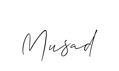 You should practise on your own different ways (Allison_Script) to write your name (Musad) in signature. don't let someone else do it for you. Musad signature style 2 images and pictures png