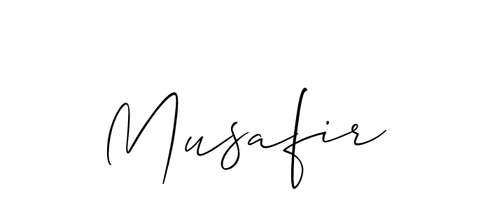 if you are searching for the best signature style for your name Musafir. so please give up your signature search. here we have designed multiple signature styles  using Allison_Script. Musafir signature style 2 images and pictures png