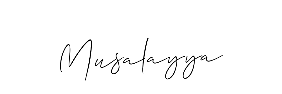 Similarly Allison_Script is the best handwritten signature design. Signature creator online .You can use it as an online autograph creator for name Musalayya. Musalayya signature style 2 images and pictures png