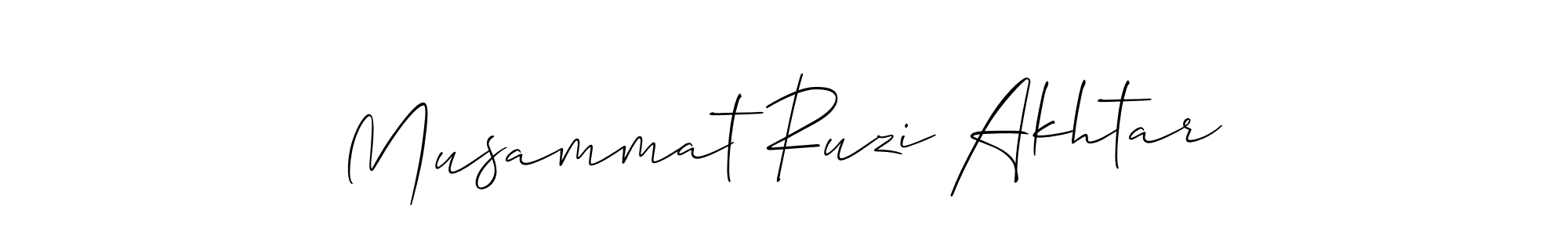 Musammat Ruzi Akhtar stylish signature style. Best Handwritten Sign (Allison_Script) for my name. Handwritten Signature Collection Ideas for my name Musammat Ruzi Akhtar. Musammat Ruzi Akhtar signature style 2 images and pictures png
