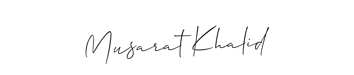 How to Draw Musarat Khalid signature style? Allison_Script is a latest design signature styles for name Musarat Khalid. Musarat Khalid signature style 2 images and pictures png