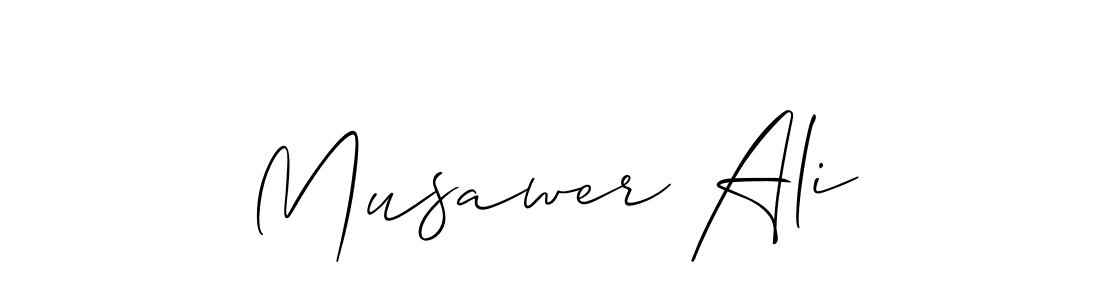 How to Draw Musawer Ali signature style? Allison_Script is a latest design signature styles for name Musawer Ali. Musawer Ali signature style 2 images and pictures png