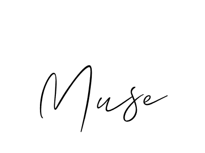 Best and Professional Signature Style for Muse. Allison_Script Best Signature Style Collection. Muse signature style 2 images and pictures png
