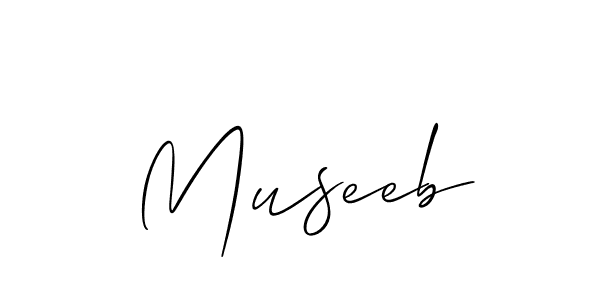 Make a beautiful signature design for name Museeb. Use this online signature maker to create a handwritten signature for free. Museeb signature style 2 images and pictures png