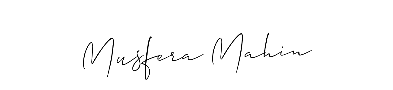 Design your own signature with our free online signature maker. With this signature software, you can create a handwritten (Allison_Script) signature for name Musfera Mahin. Musfera Mahin signature style 2 images and pictures png