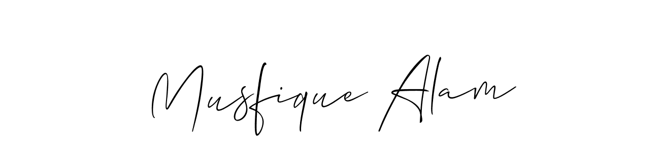 if you are searching for the best signature style for your name Musfique Alam. so please give up your signature search. here we have designed multiple signature styles  using Allison_Script. Musfique Alam signature style 2 images and pictures png