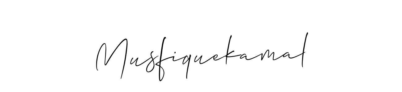 Also we have Musfiquekamal name is the best signature style. Create professional handwritten signature collection using Allison_Script autograph style. Musfiquekamal signature style 2 images and pictures png