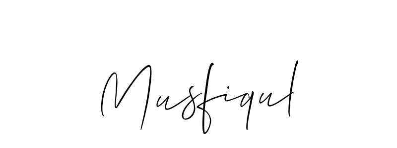 The best way (Allison_Script) to make a short signature is to pick only two or three words in your name. The name Musfiqul include a total of six letters. For converting this name. Musfiqul signature style 2 images and pictures png