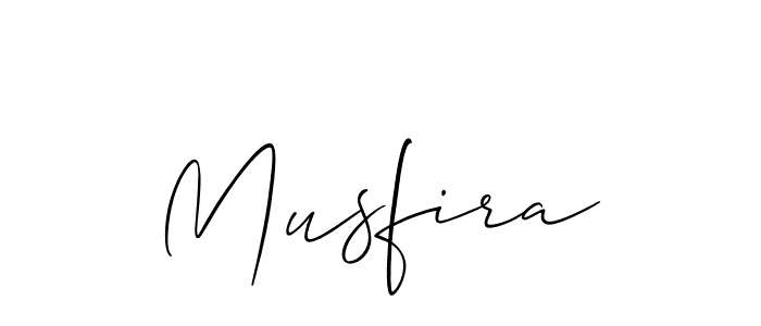 Also we have Musfira name is the best signature style. Create professional handwritten signature collection using Allison_Script autograph style. Musfira signature style 2 images and pictures png