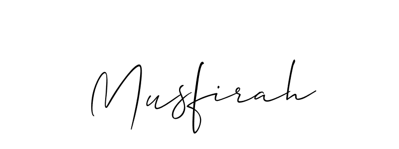 Make a beautiful signature design for name Musfirah. Use this online signature maker to create a handwritten signature for free. Musfirah signature style 2 images and pictures png