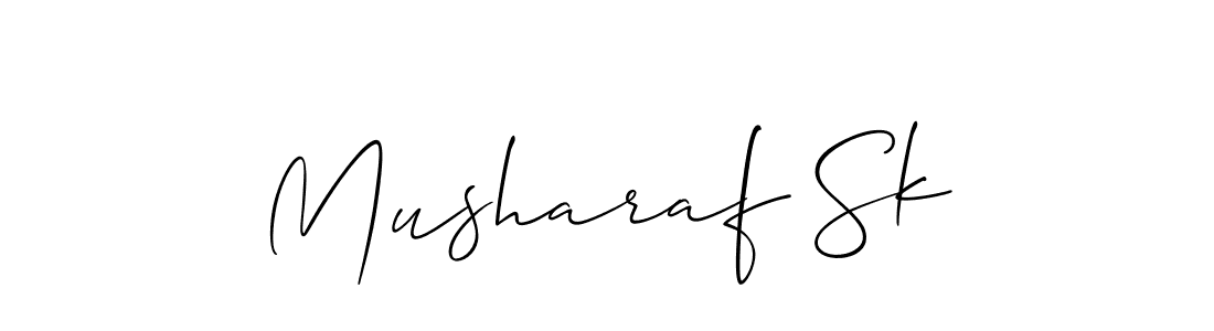 Make a beautiful signature design for name Musharaf Sk. Use this online signature maker to create a handwritten signature for free. Musharaf Sk signature style 2 images and pictures png