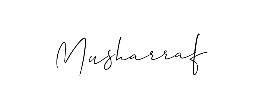 You should practise on your own different ways (Allison_Script) to write your name (Musharraf) in signature. don't let someone else do it for you. Musharraf signature style 2 images and pictures png
